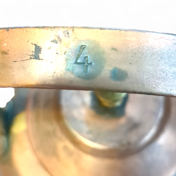 Dovetail Copper Tea Kettle Cramp Seam Antique Copper Handle Marked 4 Coppersmith - Picture 13 of 14